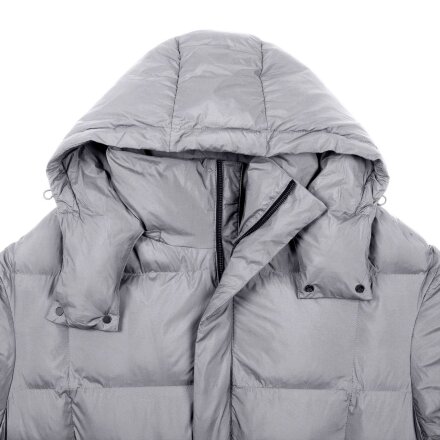 Пуховик унисекс Kapsula, серый Пуховик унисекс Kapsula, серый