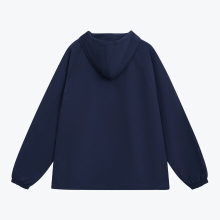 Ветровка (анорак) оверсайз унисекс Риссман (Rissman), темно-синяя, размер XL/XXL