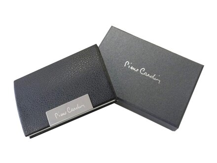 Визитница Pierre Cardin, чёрный/серебристый Визитница Pierre Cardin, чёрный/серебристый