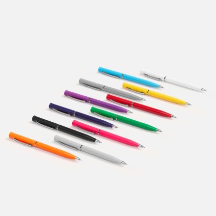 Ручка шариковая Euro Chrome, желтая Ручка шариковая Euro Chrome, желтая