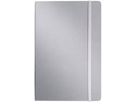 Блокнот классический офисный Juan А5, серебристый Блокнот классический офисный Juan А5, серебристый