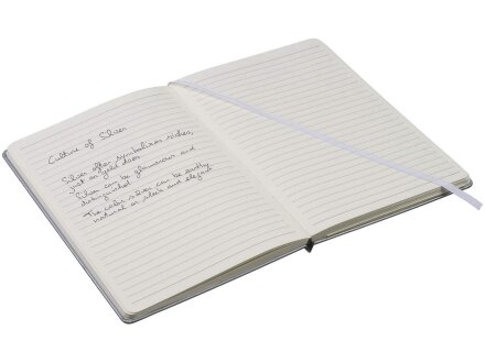 Блокнот классический офисный Juan А5, серебристый Блокнот классический офисный Juan А5, серебристый