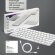 Беспроводная клавиатура Air Keyboard для MAC, Windows, 500 мАч, алюминий, белый, Deppa Беспроводная клавиатура Air Keyboard для MAC, Windows, 500 мАч, алюминий, белый, Deppa