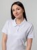 Рубашка поло женская Virma Stretch Lady, белая с нанесением логотипа