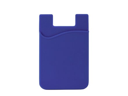 Картхолдер с креплением на телефон Gummy, ярко-синий Картхолдер с креплением на телефон Gummy, ярко-синий
