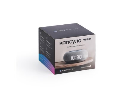 Умная колонка VK Капсула Мини с голосовым помощником Марусей, светлый серый Умная колонка VK Капсула Мини с голосовым помощником Марусей, светлый серый