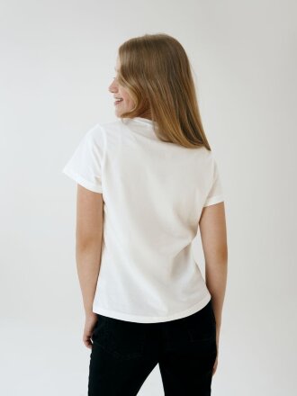 Футболка детская T-Bolka Kids, белая (теплый оттенок) Футболка детская T-Bolka Kids, белая (теплый оттенок)