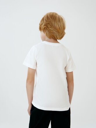 Футболка детская T-Bolka Kids, белая (теплый оттенок) Футболка детская T-Bolka Kids, белая (теплый оттенок)