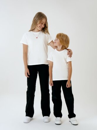 Футболка детская T-Bolka Kids, белая (теплый оттенок) Футболка детская T-Bolka Kids, белая (теплый оттенок)
