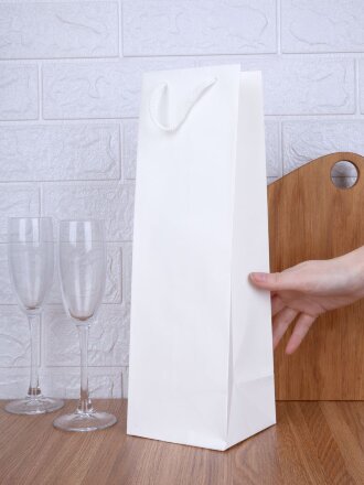 Пакет под бутылку Vindemia, белый Пакет под бутылку Vindemia, белый