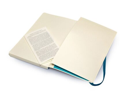Записная книжка Moleskine Classic Soft (в линейку), Large (13х21см), бирюзовый Записная книжка Moleskine Classic Soft (в линейку), Large (13х21см), бирюзовый