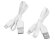 Портативное зарядное устройство Джет с 2-мя USB-портами, 8000 mAh, серебристый