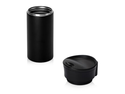 Вакуумная термокружка с кнопкой Upgrade, Waterline, тубус, черный Вакуумная термокружка с кнопкой Upgrade, Waterline, тубус, черный