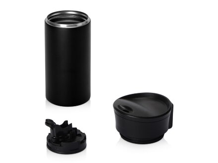 Вакуумная термокружка с кнопкой Upgrade, Waterline, тубус, черный Вакуумная термокружка с кнопкой Upgrade, Waterline, тубус, черный