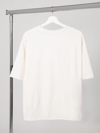 Футболка оверсайз Vozduh 2.0, кремовая Футболка оверсайз Vozduh 2.0, кремовая