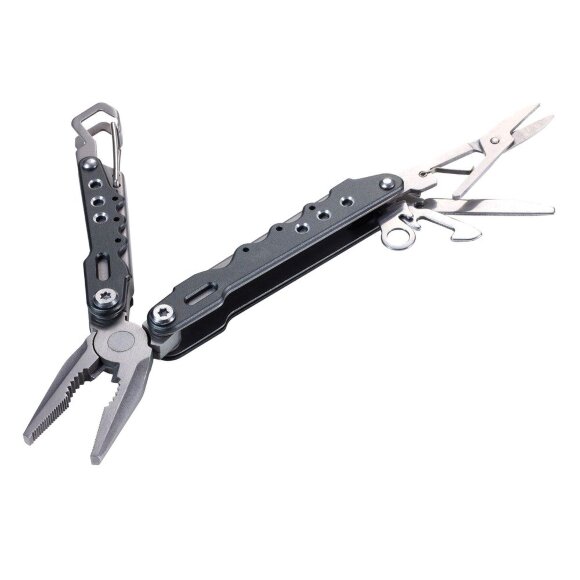 Мини-мультитул Working Tool, серый с нанесением логотипа