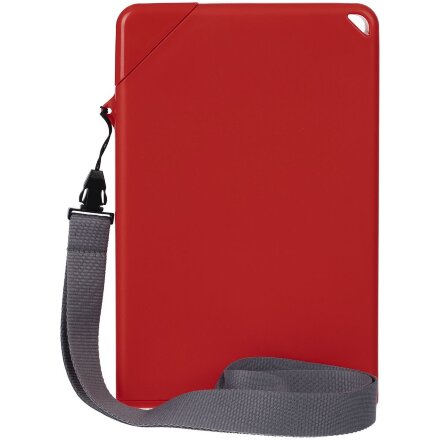 Плоская бутылка для воды Flacon, красная Плоская бутылка для воды Flacon, красная