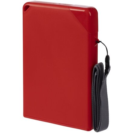 Плоская бутылка для воды Flacon, красная Плоская бутылка для воды Flacon, красная