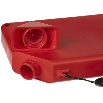 Плоская бутылка для воды Flacon, красная Плоская бутылка для воды Flacon, красная