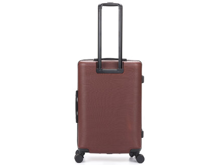 Чемодан TORBER Onego, бордовый, ABS-пластик, 79,5 х 51 х 29 см, 103 л