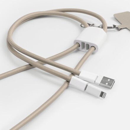 Кабель-ланьярд energyFlex Pro, серый Кабель-ланьярд energyFlex Pro, серый