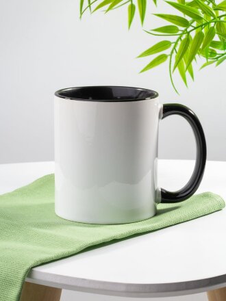 Кружка Promo Plus для сублимационной печати, черная