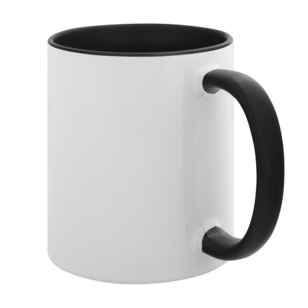 Кружка Promo Plus для сублимационной печати, черная Кружка Promo Plus для сублимационной печати, черная