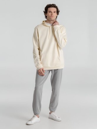 Толстовка с капюшоном унисекс Hoodie, светло-желтая Толстовка с капюшоном унисекс Hoodie, светло-желтая