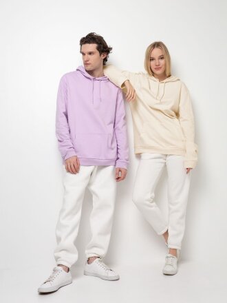 Толстовка с капюшоном унисекс Hoodie, светло-желтая Толстовка с капюшоном унисекс Hoodie, светло-желтая