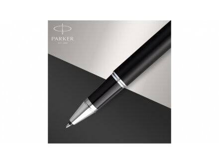 Ручка-роллер Parker IM Mat Black CT,стержень: F, цвет чернил: black, в подарочной упаковке. Ручка-роллер Parker IM Mat Black CT,стержень: F, цвет чернил: black, в подарочной упаковке.
