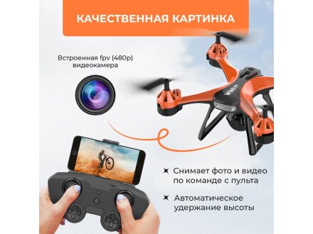 Радиоуправляемый квадрокоптер HIPER WIND FPV Радиоуправляемый квадрокоптер HIPER WIND FPV