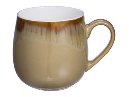 Кружка с вулканическим эффектом по краю Etna, 440 мл, бежевый Кружка с вулканическим эффектом по краю Etna, 440 мл, бежевый