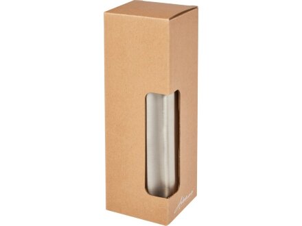 Бутылка Riti объемом 500 мл с медной обшивкой и вакуумной изоляцией , серебристый