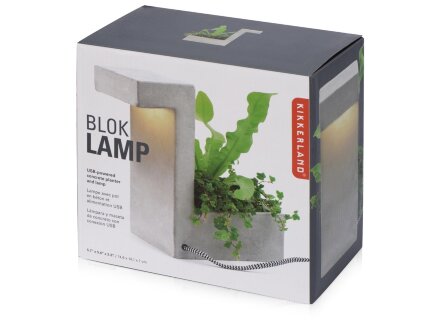 Настольная лампа из бетона Blok Lamp Настольная лампа из бетона Blok Lamp