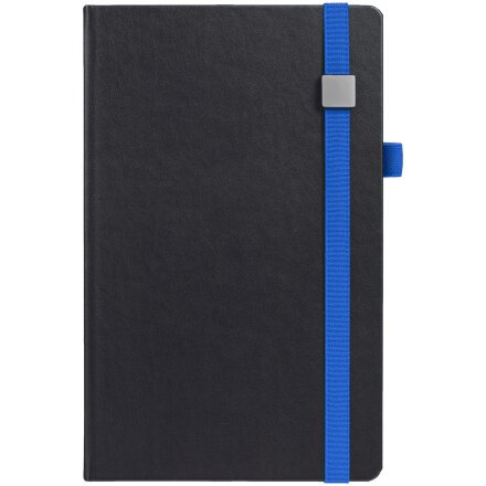 Ежедневник Ton Metal, недатированный, черный с синим Ежедневник Ton Metal, недатированный, черный с синим