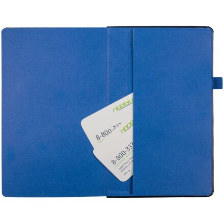 Ежедневник Ton Metal, недатированный, черный с синим Ежедневник Ton Metal, недатированный, черный с синим