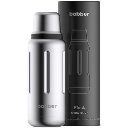 Термос Flask 1000, вакуумный, стальной матовый Термос Flask 1000, вакуумный, стальной матовый