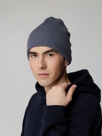 Шапка Real Rib, серая Шапка Real Rib, серая