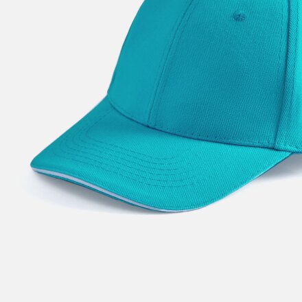 Бейсболка Buffalo, бирюзовая с белым Бейсболка Buffalo, бирюзовая с белым