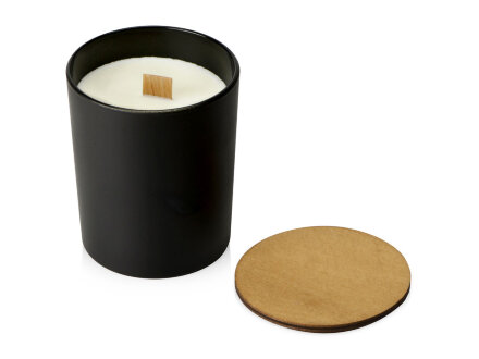 Свеча соевая ароматическая в стекле Niort, черная Свеча соевая ароматическая в стекле Niort, черная