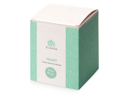 Свеча соевая ароматическая в стекле Niort, черная Свеча соевая ароматическая в стекле Niort, черная