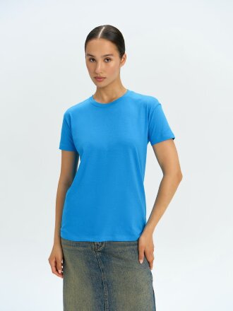 Футболка унисекс Regent 150, ярко-бирюзовая Футболка унисекс Regent 150, ярко-бирюзовая