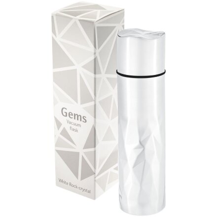 Термос Gems White Rock Сrystal, белый горный хрусталь Термос Gems White Rock Сrystal, белый горный хрусталь