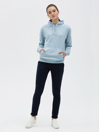 Толстовка унисекс Spencer, голубая Толстовка унисекс Spencer, голубая