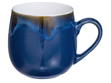Кружка с вулканическим эффектом по краю Etna, 440 мл, синий Кружка с вулканическим эффектом по краю Etna, 440 мл, синий