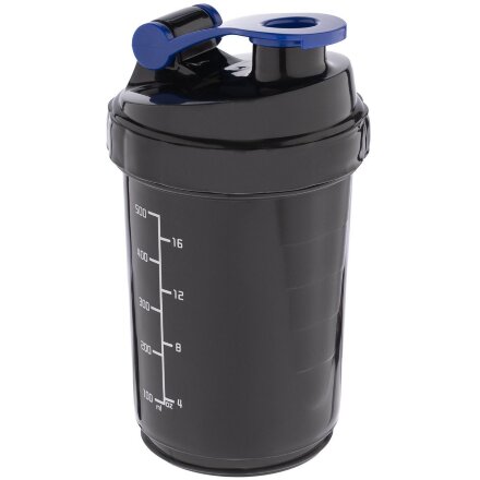 Спортивный шейкер Tonus, черно-синий Спортивный шейкер Tonus, черно-синий