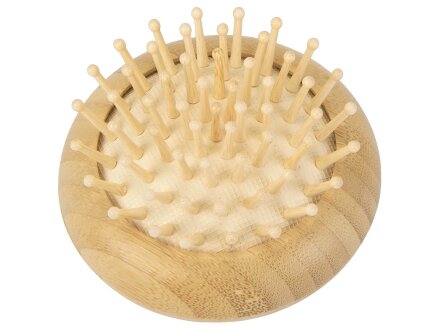 Расческа с зеркалом из бамбука Daisy, натуральный