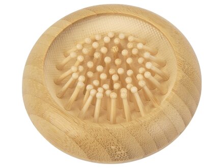 Расческа с зеркалом из бамбука Daisy, натуральный