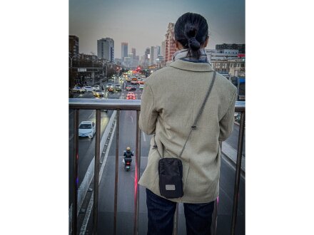 Удобная повседневная сумка Solo Eco, черный