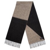 Шарф Charming, черный с бежевым Шарф Charming, черный с бежевым